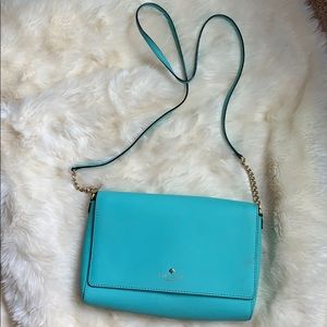 Kate Spade Tiffany blue green crossbody